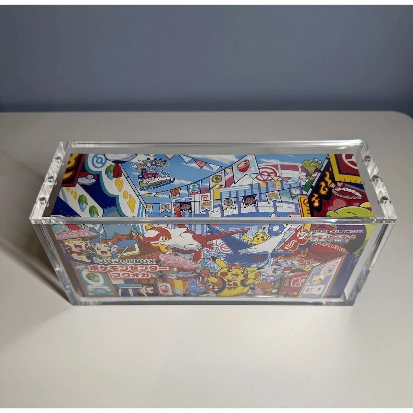 Japanese Pokémon Center Premium Boxes Acrylic Display Case
