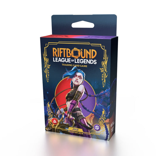 Riftbound: Jinx Champion Deck Display – League of Legends TCG Origins - GB Toys 