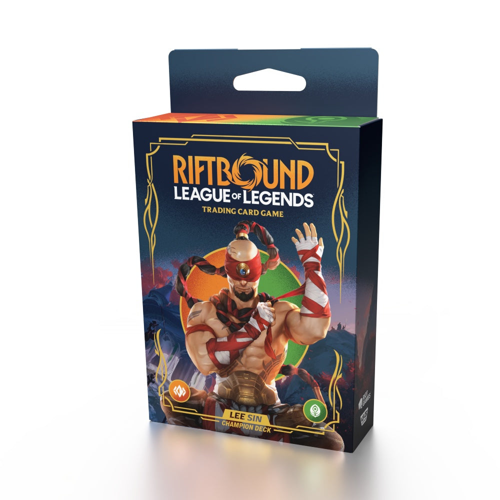 Riftbound Lee Sin Champion Deck Display
