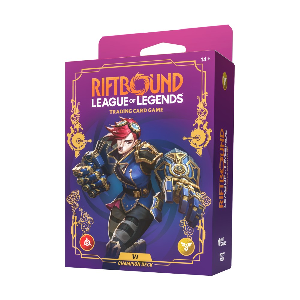 Riftbound Vi Champion Deck Display