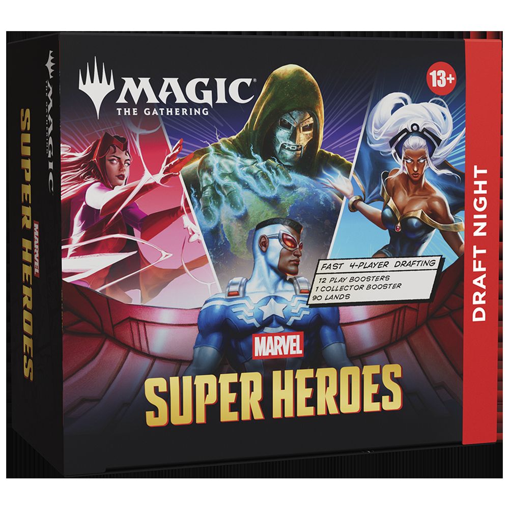 Magic: The Gathering Marvel Super Heroes Draft Night sealed product at GB Toys Australia