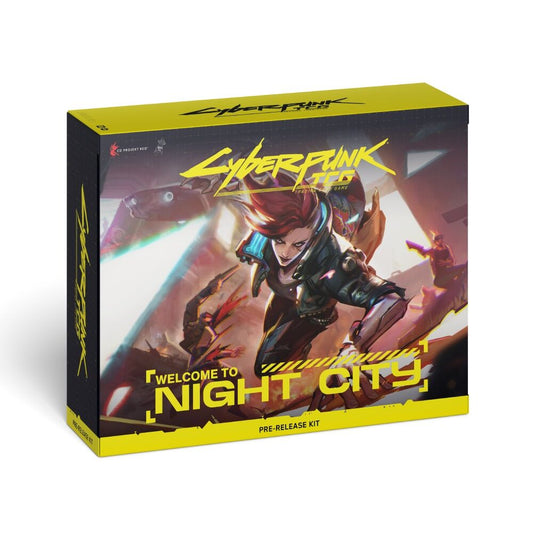 Cyberpunk TCG: Pre-Release Kit – Welcome to Night City