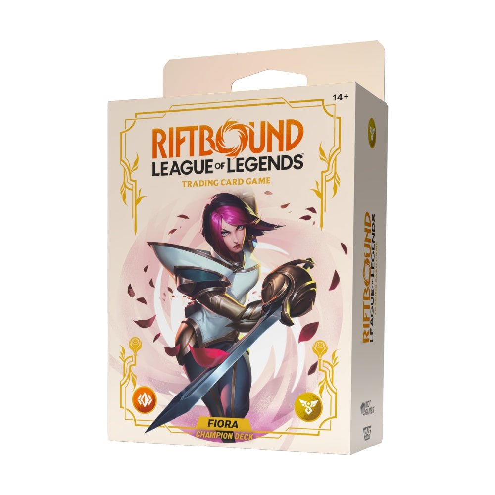 Riftbound Fiora Champion Deck Display
