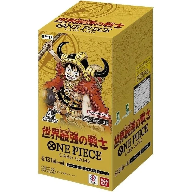 One Piece OP-17 The World's Strongest Warriors Booster Box (Japanese)