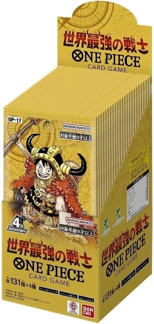 One Piece OP-17 The World's Strongest Warriors Booster Box (Japanese)